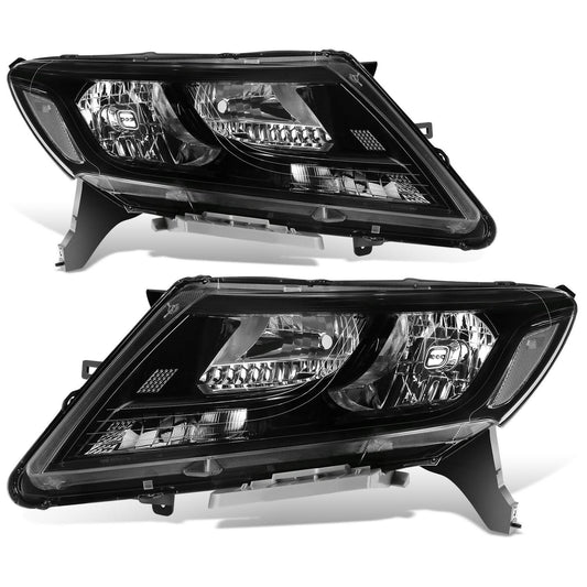 2013-2016 Nissan Pathfinder OE Style Headlights - Black Housing