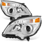 2010-2015 Chevrolet Equinox OE Style Projector Headlights Chrome Housing