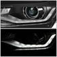 2016-2022 Chevrolet Camaro Projector Headlights - Left Side Black