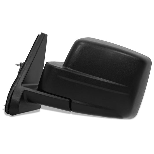 2007-2017 Jeep Patriot Manual Side Mirror - Left Textured Black