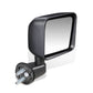 2007-2018 Jeep Wrangler OEM Style Manual Mirror - Textured Black
