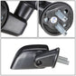 2007-2018 Jeep Wrangler OEM Style Manual Mirror - Textured Black