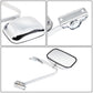 87-91 Ford F-150 OE Style Manual Side Mirror - Chrome