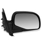 96-03 Ford Ranger Manual Side Mirror - Textured Black Right