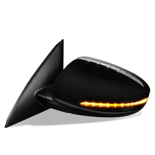 2011-2013 Kia Optima OEM Powered Side Mirror - Textured Black Left
