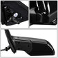 2012-2013 Kia Soul Manual Side Mirror - Textured Black Left