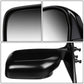 2000 Toyota Tacoma OEM Style Manual Side Mirror - Paintable Black Left