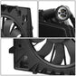 2017-2018 GMC Acadia OE Style Radiator Fan Without Tow Package