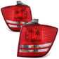 09-20 Dodge Journey OE Style Tail Lights Chrome Housing Left & Right