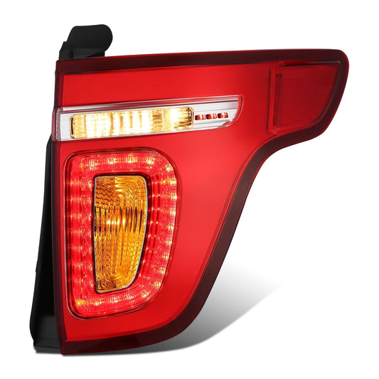 2011-2015 Ford Explorer OE Style Tail Light - Red/Clear Right Side