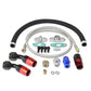 Universal Oil Feed Lines Kit - 40" Stainless Steel w/ 10AN Return
