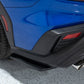 OLM S Style Matte Black Rear Spats - 2022+ WRX