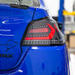 OLM Evolution Tail Lights (Clear Lens, Black Base, Red Bar) - 2015-2021 WRX / STI
