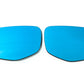 OLM Wide Angle Convex Mirrors w/ Turn Signals / Defrosters (Blue) - Subaru WRX 2022+
