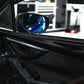 OLM Wide Angle Convex Mirrors w/ Turn Signals / Defrosters (Blue) - Subaru WRX 2022+