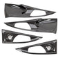 OLM LE Carbon Fiber Interior Door Handle Trim Covers (Full Set) - 2016 - 21 Honda Civic / 2017-21 Honda Civic Type R