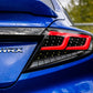 OLM Spec-AR LED Taillights (Clear Lens/Black Base/Red Bar) - 2022+ WRX