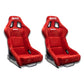 Bull Boost Adjustable Racing Lowered Ultra Max Bucket Seat w/ Seat Rails