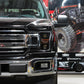 xTune Ford F150 18-20 Amber DRL Full LED Two Projector Headlights - Black PRO-CH-FF15018S-FLED-AM-BK 9949579
