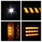xTune Ford F150 18-20 White DRL Full LED Two Projector Headlights - Black PRO-CH-FF15018S-FLED-BK 9949593