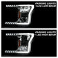 xTune Ford F150 18-20 White DRL Full LED Two Projector Headlights - Chrome PRO-CH-FF15018S-FLED-C 9949609