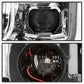 xTune Ford F150 18-20 White DRL Full LED Two Projector Headlights - Chrome PRO-CH-FF15018S-FLED-C 9949609