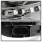 SPYDER xTune Audi A4 06-08 Projector Headlights - Halogen Model Only - DRL LED - Chrome PRO-JH-AA406-DRL-C 9036088