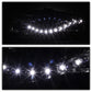 SPYDER xTune Audi A4 06-08 Projector Headlights - Halogen Model Only - DRL LED - Chrome PRO-JH-AA406-DRL-C 9036088