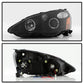 SPYDER xTune Acura RSX 2002-2004 Halo Projector Headlights - Black PRO-JH-ARSX02-HL-BK 9036613