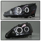 SPYDER xTune 05-06 Acura RSX CCFL Halo Projector Headlights - Black (PRO-JH-ARSX05-HL-BK) 9036958