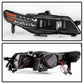 SPYDER xTune 04-08 Acura TL (Xenon/HID Models) Projector Headlights LT DRL - Black (PRO-JH-ATL04-DRL-BK) 9040474