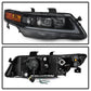 SPYDER xTune 04-08 Acura TSX LED Light Bar Projector Headlights - Smoked (PRO-JH-ATSX04-LB-BSM) 9043123