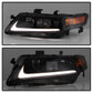 SPYDER xTune 04-08 Acura TSX LED Light Bar Projector Headlights - Smoked (PRO-JH-ATSX04-LB-BSM) 9043123
