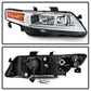 SPYDER xTune 04-08 Acura TSX LED Light Bar Projector Headlights - Chrome (PRO-JH-ATSX04-LB-C) 9043130