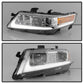SPYDER xTune 04-08 Acura TSX LED Light Bar Projector Headlights - Chrome (PRO-JH-ATSX04-LB-C) 9043130