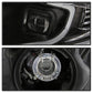 SPYDER xTune 09-14 Acura TSX Projector Headlights - Light Bar DRL - Black (PRO-JH-ATSX09-LB-BK) 9042218