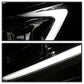 SPYDER xTune 09-14 Acura Projector Headlights - Light Bar DRL - Chrome (PRO-JH-ATSX09-LB-C) 9042225