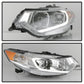 SPYDER xTune 09-14 Acura Projector Headlights - Light Bar DRL - Chrome (PRO-JH-ATSX09-LB-C) 9042225
