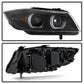 SPYDER xTune 06-08 BMW 3-Series E90 4dr Projector Headlights - Halogen - DRL - Black (PRO-JH-BE9006-FL-BK) 9041716