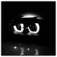 SPYDER xTune 06-08 BMW 3-Series E90 4dr Projector Headlights - Halogen - DRL - Black (PRO-JH-BE9006-FL-BK) 9041716