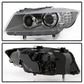 SPYDER xTune 08-13 BMW 3-Series E90/E91 4DR OEM Style Halogen Proj Headlights -Blk (PRO-JH-BE9009-AM-BK) 9943621
