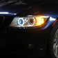 SPYDER xTune 08-13 BMW 3-Series E90/E91 4DR OEM Style Halogen Proj Headlights -Blk (PRO-JH-BE9009-AM-BK) 9943621