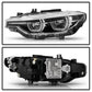 SPYDER BMW F30 3 Series 4Dr LED Projector Headlights Chrome PRO-JH-BF3012H-4D-LED-C 9948534