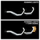 SPYDER xTune BMW F30 LED DRL Projector Headlights - Black (PRO-JH-BMWF3012-LED-BK) 9950421