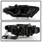 SPYDER xTune BMW F30 (Halogen Model) w/ LED DRL Projector Headlights - Blk Smoke PRO-JH-BMWF3012-LED-BSM 9950445