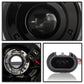 SPYDER 10-13 Chevy Camaro Halogen w/LED DRL Projector Headlight - Black (PRO-JH-CCAM10-OEP-BK(=) 9959097