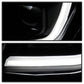 SPYDER xTune 16-18 Chevrolet Camaro Halogen Only Proj Headlights w/ DRL Tube - Black - PRO-JH-CCAM16-LB-BK 9047473