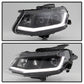 SPYDER xTune 16-18 Chevrolet Camaro Halogen Only Proj Headlights w/ DRL Tube - Black - PRO-JH-CCAM16-LB-BK 9047473