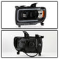 SPYDER xTune 15-19 Chevrolet Canyon Projector Headlights w/ DRL Tube - Black - PRO-JH-CCO15-LB-BK 9047459