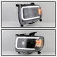 SPYDER xTune 15-19 Chevrolet Canyon Projector Headlights w/ DRL Tube - Black - PRO-JH-CCO15-LB-BK 9047459